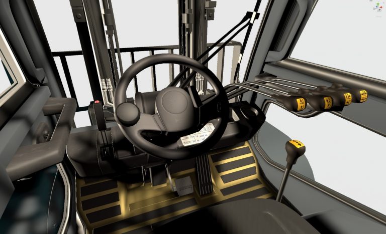 Forklift training simulator Flint Systems